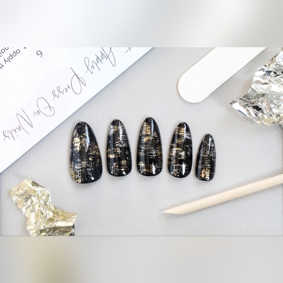 🌟 Star Gazer, Handmade Nail Set - Picture 2 of 13